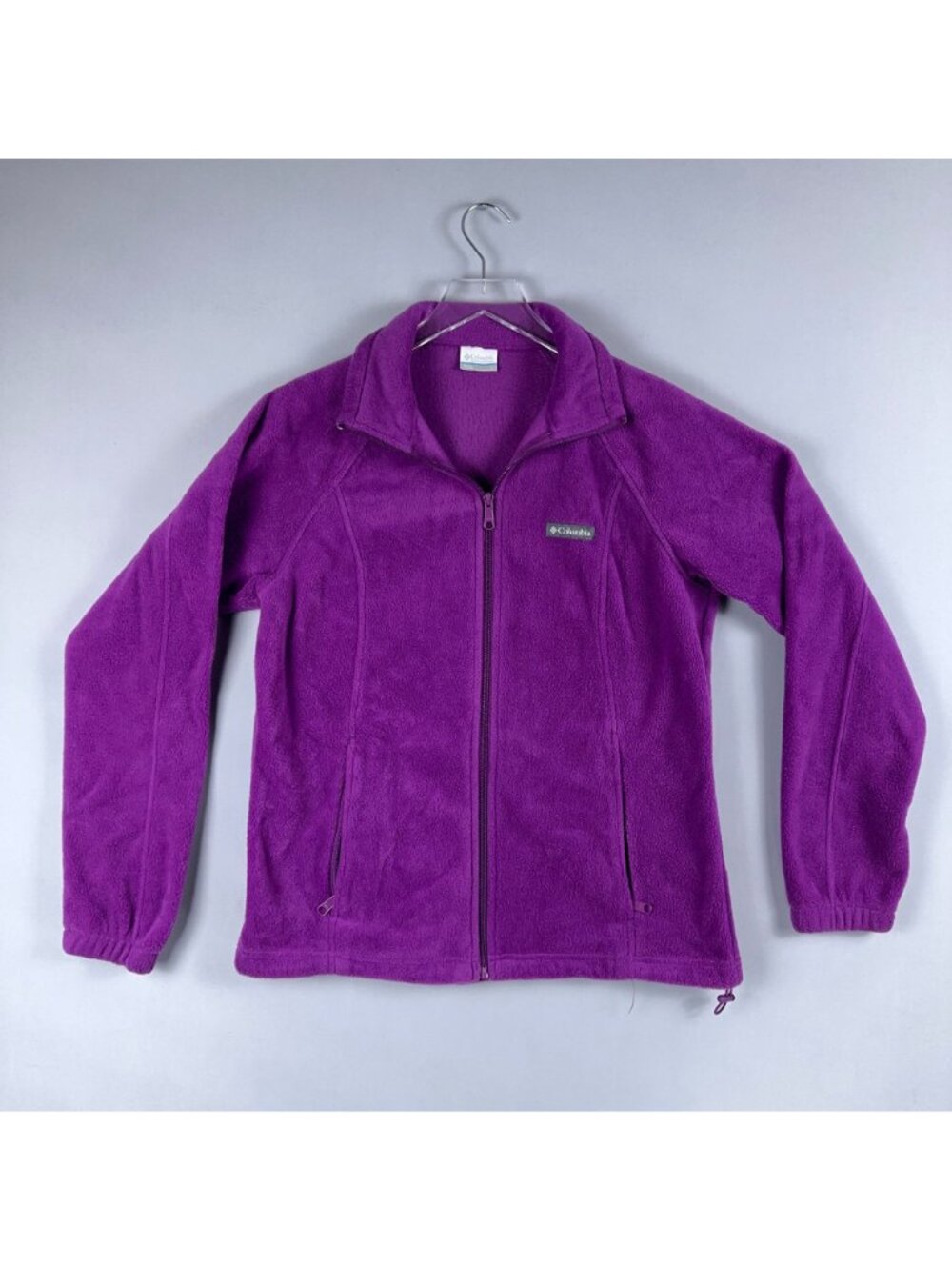 Columbia Jacket Size Large Purple Fleece Benton Springs Full-Zip Long Sleeves - Picture 4 of 13